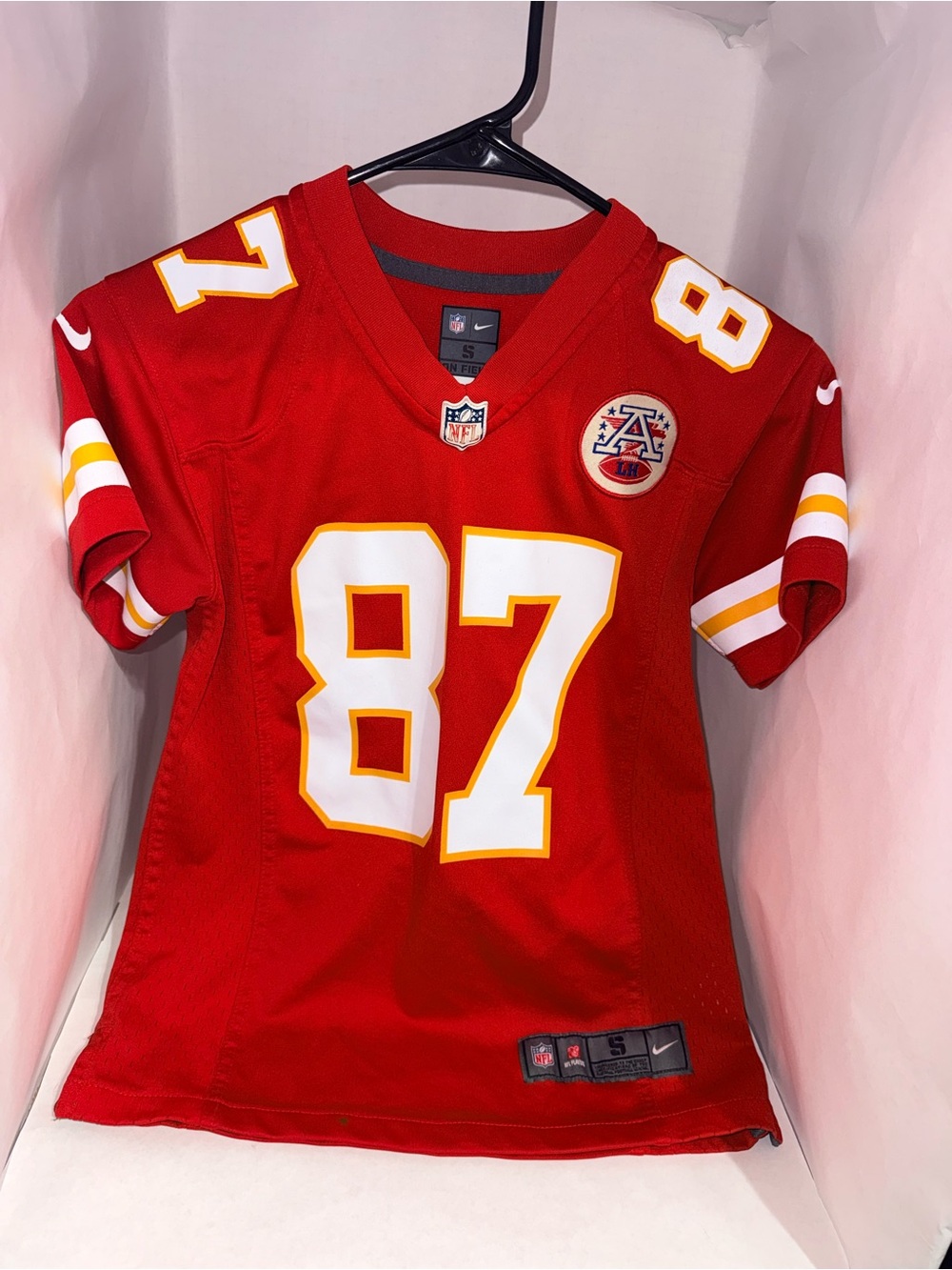 Nike Kansas City Chiefs Travis Kelce #87 Youth Small Jersey